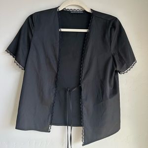 Brandy Melville silk tie top